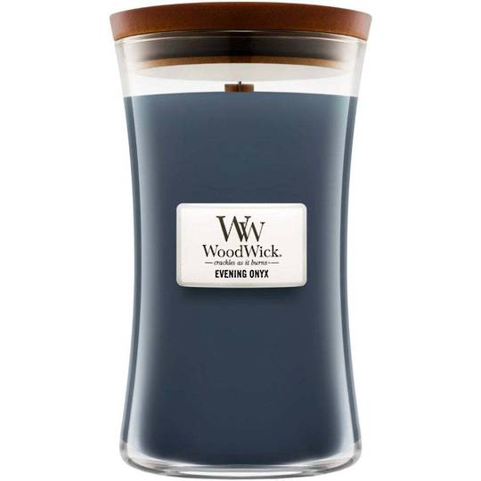Evening Onyx WoodWick Candle Large